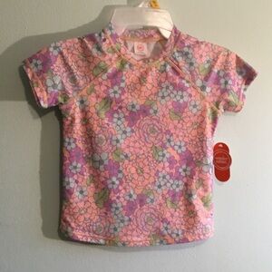 Wonder Nation Vibrant Floral  2-piece Swim Suit